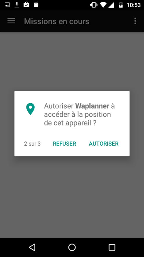 WP_MOBILE: Validation permissions